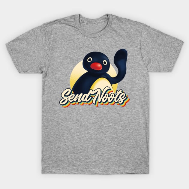 Pingu - Send Noots T-Shirt by Digital Magician